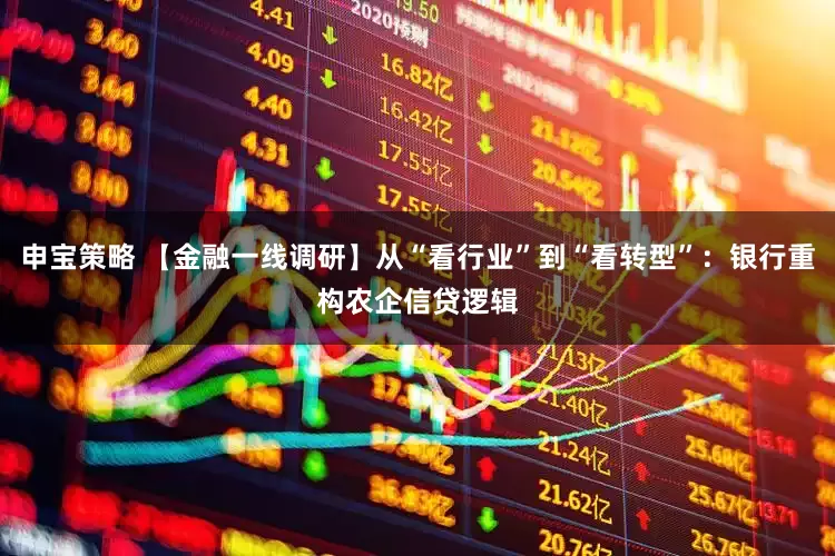 申宝策略 【金融一线调研】从“看行业”到“看转型”：银行重构农企信贷逻辑